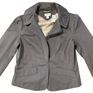 Loft Blazer New With Tags 3/4 Sleeve Brown/Beige Size 16 Measurements In Photos